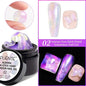 30ML Glitter Poly Nail Gel Hema Free Pink Glitter Acrylic Gel Finger Extension Nail Gel Semi-Permanent Nail Varnish For Manicure