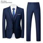 Suits For Men 3 Pieces Set Elegant Wedding  Fashion Classic Full Jackets Vest Pants Blazers Outfit 2026 Formal Costume