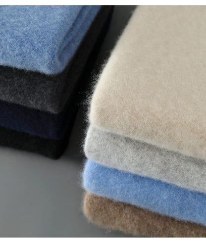 100% wool high neck sweater with pullover for men