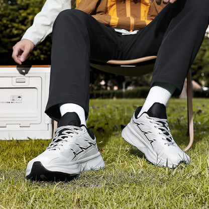 Wide Toe Men Running Sneakers
