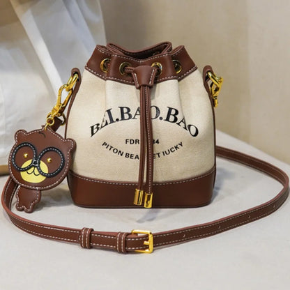 Drawstring Bucket Bag Large Capacity Women's Handheld Crossbody Messenger Bag Large Capacity Handheld Shoulder Armpit Bag
