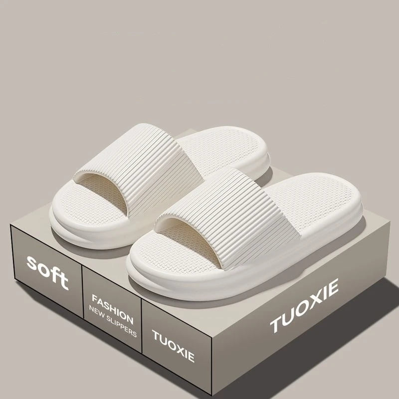 Mulheres verão conciso eva chinelos homens macios casa slides casais banheiro sandálias antiderrapantes adultos confortáveis sapatos de praia ao ar livre