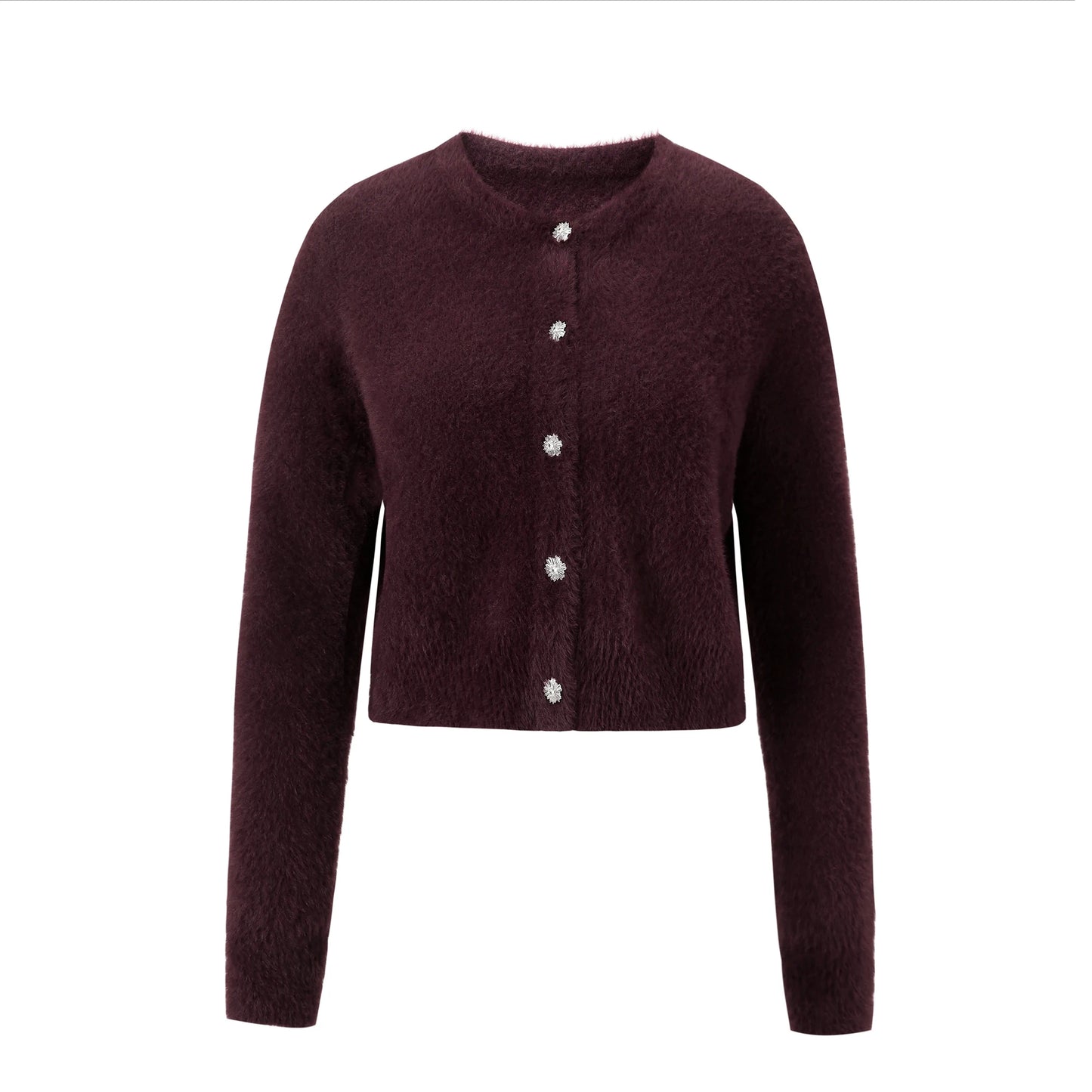 AP Mulheres 2026 Outono e Inverno Mohair Cardigan Senhora Personalizado