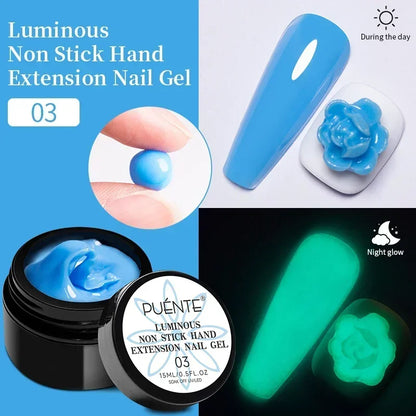 30ML Glitter Poly Nail Gel Hema Free Pink Glitter Acrylic Gel Finger Extension Nail Gel Semi-Permanent Nail Varnish For Manicure