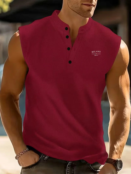 Summer Men's Casual Sleeveless T-Shirt Milano