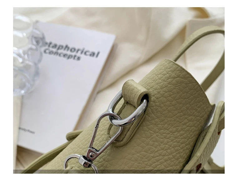 Bucket Handbags Women 2026 New Large Capacity Shoulder Crossbody Bags Luxury Designer Ladies Texture Leatrher Tote Bags