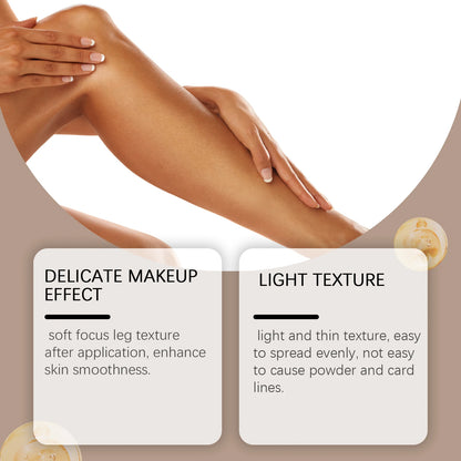 Bronze Leg Makeup Liquid Concealer Even Skin Tone Lasting Moisturizing Body Foundation Cover Tattoo Blemish Fake Tanning Spray
