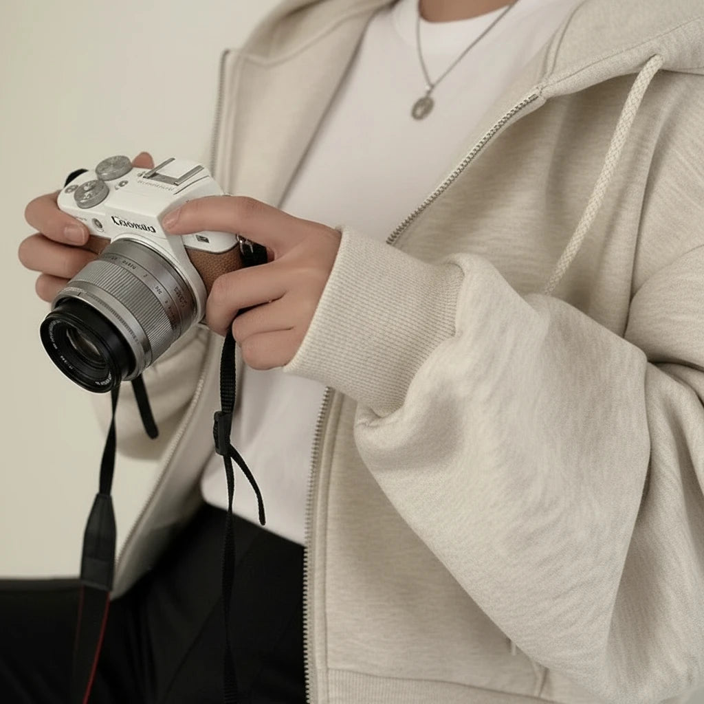 Styledora Fleece Cropped Hoodie