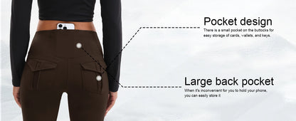 Women's High Waist Flare Yoga Pants – Tummy Control Bootcut Leggings