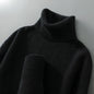 100% wool high neck sweater with pullover for men