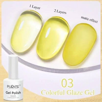 30ML Glitter Poly Nail Gel Hema Free Pink Glitter Acrylic Gel Finger Extension Nail Gel Semi-Permanent Nail Varnish For Manicure