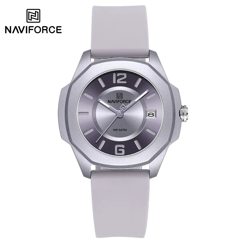 NAVIFORCE NF7107 Quartz Calendar Waterproof and Shockproof Watches for Women Clocks