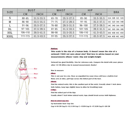 Sexy Braid Bikini with Skirt Women 3 Pcs Swimwear Skirt Suit Beach