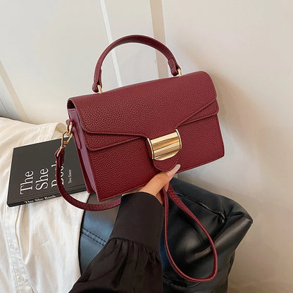 Black Handbags Classic Bags Designer Crossbody Bag Pu Leather Small Messenger Bag Women's Shoulder Bag Bolsa Feminina Flap Purse