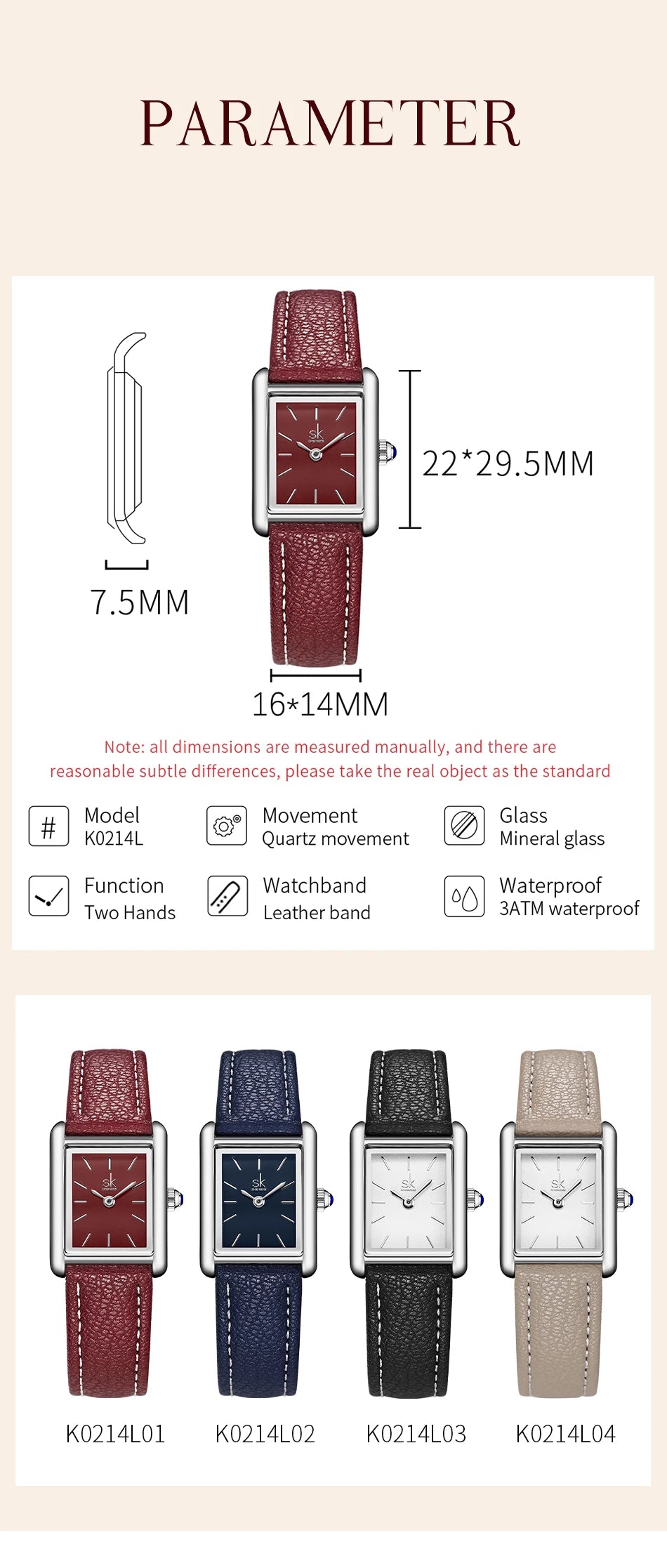 Shnegke Brand Ladies Watches Fashion Styles Women's Quartz Wristwatches Elegant Woman's Best Gifts Clock