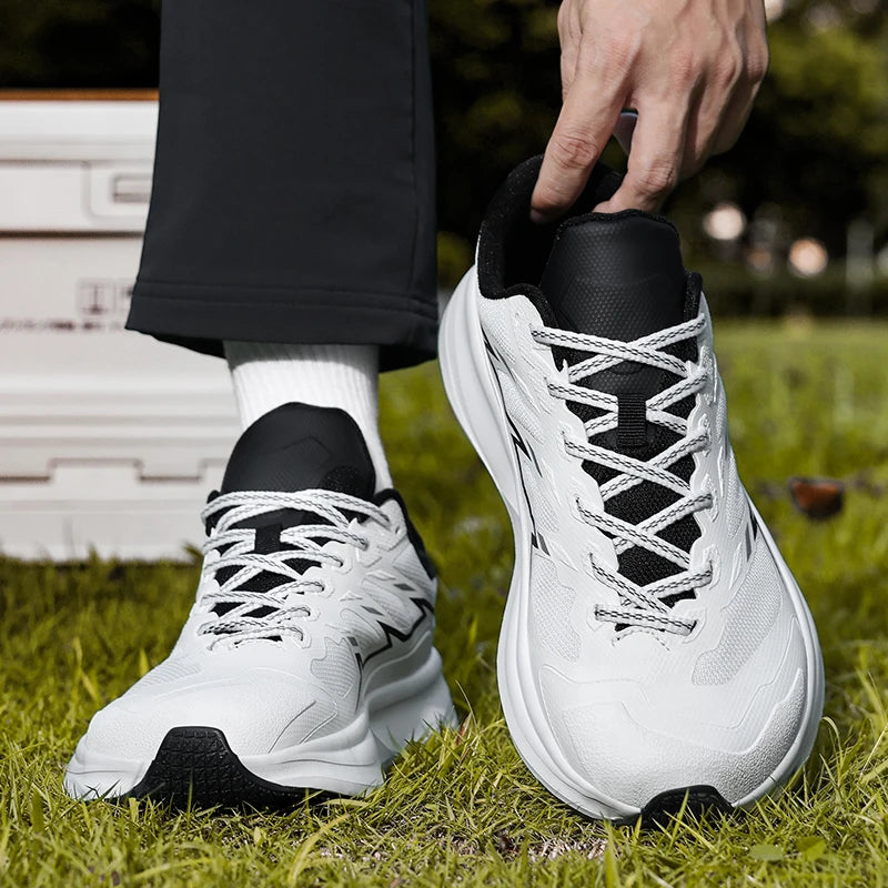 Wide Toe Men Running Sneakers