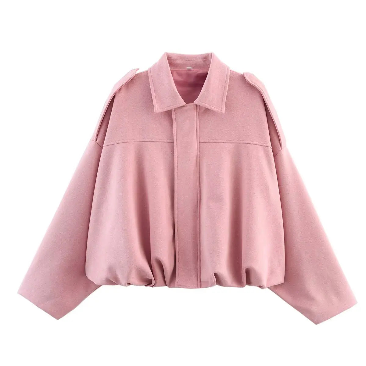 Styledora Suede Oversized Jacket