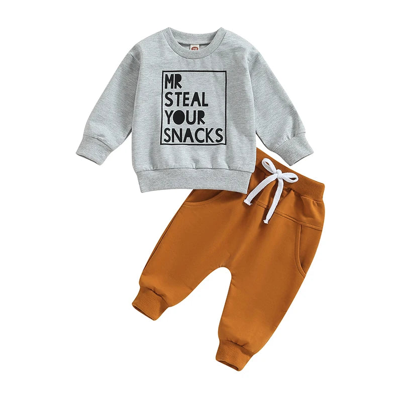 2PCS Toddler Boys Clothes Sets