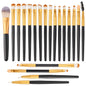 20pcs Eye Makeup Brush Set Portable Soft Makeup Brushes Beauty Tools Foundation Eyeshadow Eyeliner Brush Multi-function Beginner