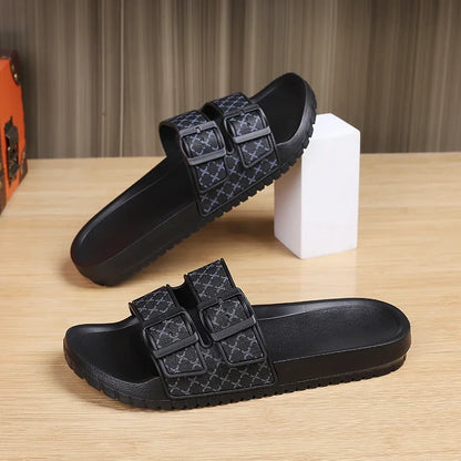 Moda casual flip-flops masculino verão eva sandálias esportivas de sola macia 2024 nova tendência confortável antiderrapante chinelos de praia
