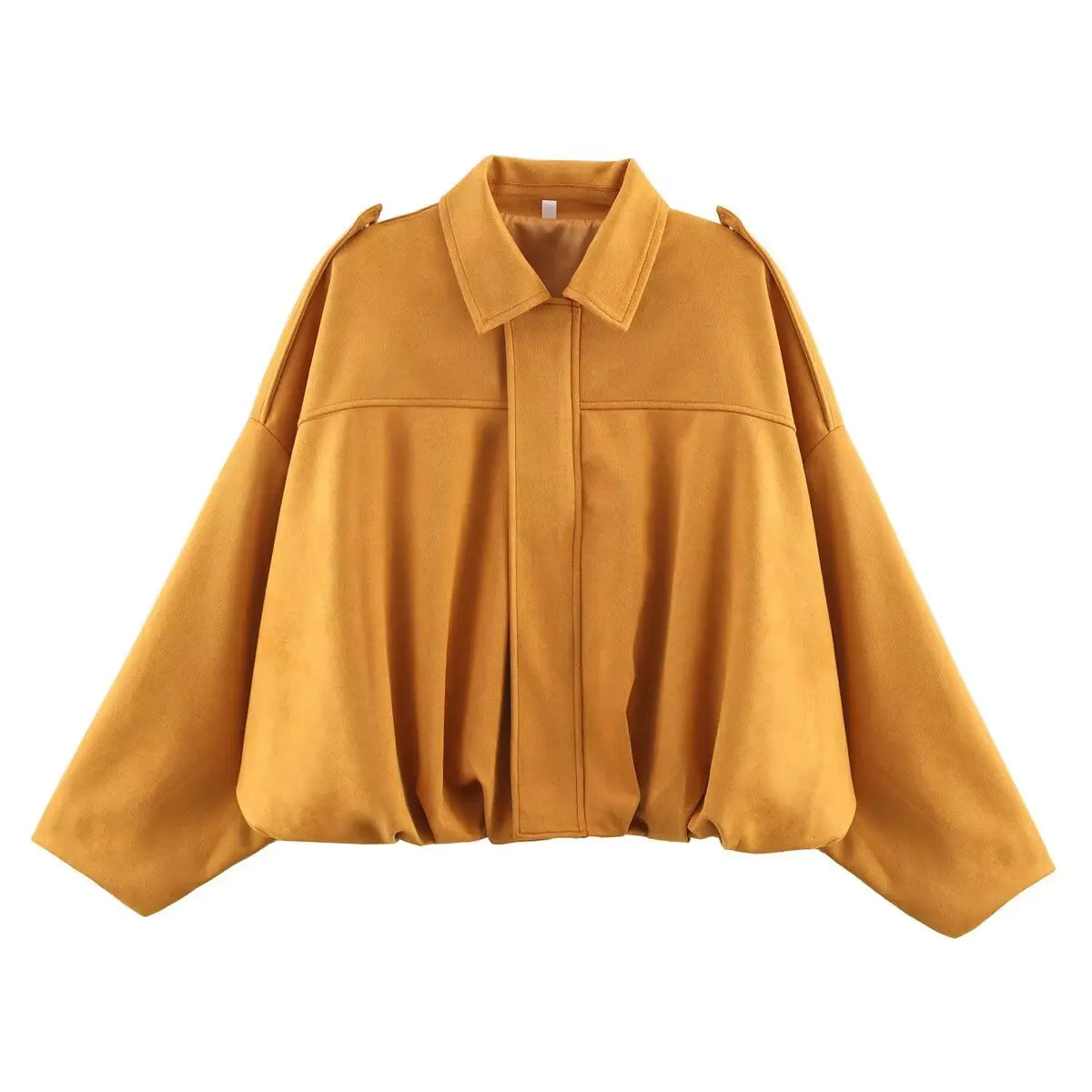 Styledora Suede Oversized Jacket