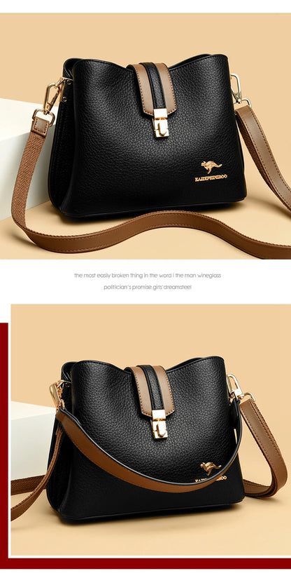 Women Bags Designer Handbags Casual Leather Cowhide High Capacity Shoulder Crossbody Bags for Women 2022 The New Luxury Handbags