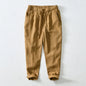 Summer New Casual Linen Ankle-length Pants for Men