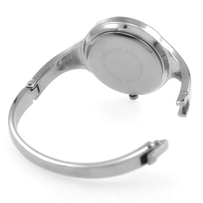 Minimalist Women Cuff Watch Fashion Casual Round Lady Women Bracelet Girls Watches Gold Stainless Steel Quartz Watch Reloj Mujer