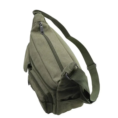 Casual Tote Travel Male Crossbody Bag Men's Canvas Shoulder Bags Luxury Messenger Bags Fashion High Quality Handbag Chest Bag