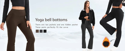 Women's High Waist Flare Yoga Pants – Tummy Control Bootcut Leggings