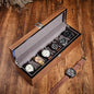 Wooden Watch Box Mens Watch Case Storage Box Travel Luxury Watches Organizer Display Collection Portable Storage Boxes Men Gift