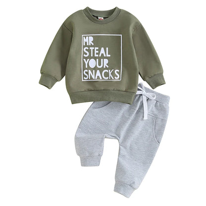 2PCS Toddler Boys Clothes Sets