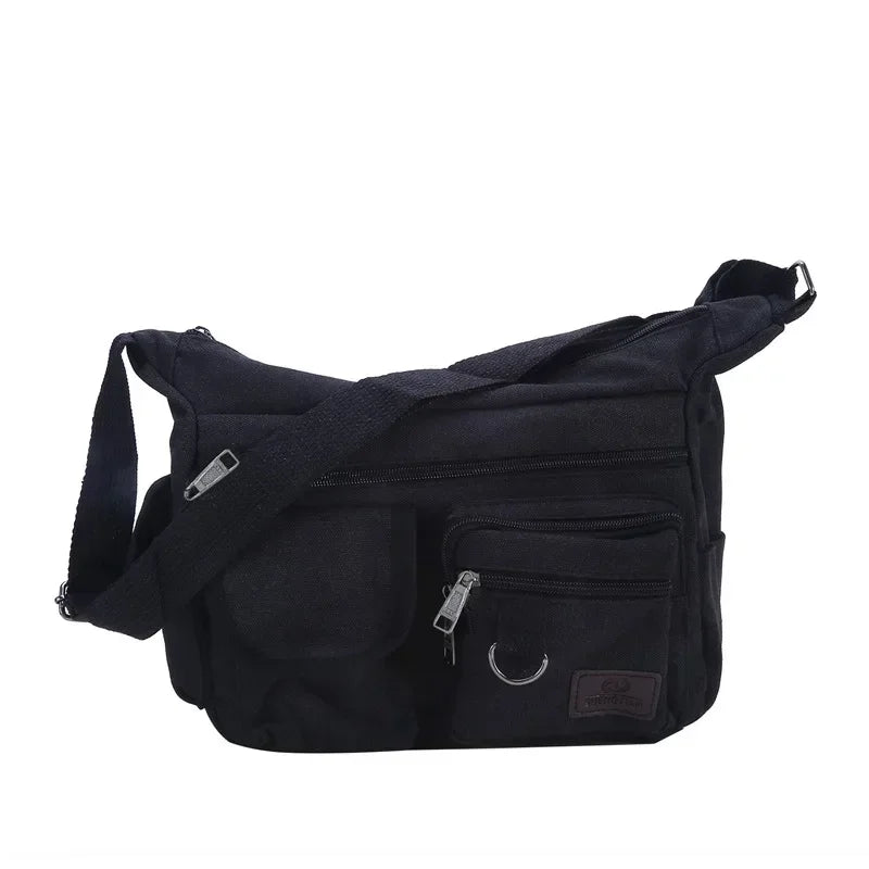 Casual Tote Travel Male Crossbody Bag Men's Canvas Shoulder Bags Luxury Messenger Bags Fashion High Quality Handbag Chest Bag