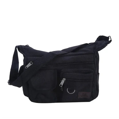 Casual Tote Travel Male Crossbody Bag Men's Canvas Shoulder Bags Luxury Messenger Bags Fashion High Quality Handbag Chest Bag