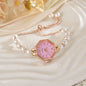 Exquisite Pearl Women Bracelet Quartz Watches Adjustable Strap Luxury Small Simple Octagonal Dial Ladies Wristwatch Gift