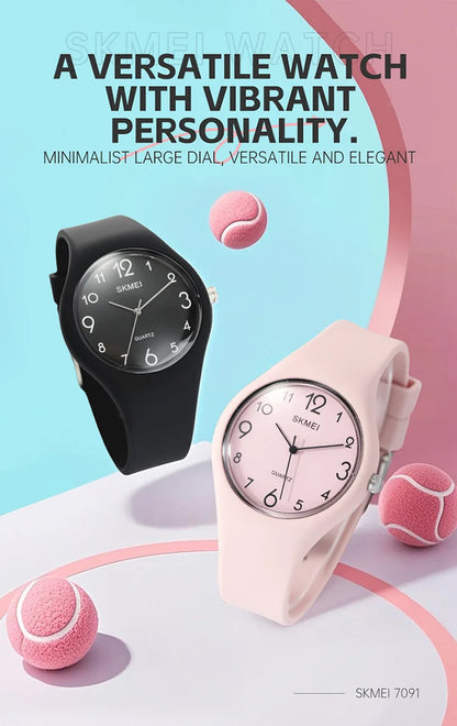 SKMEI 7091 Kids Quartz Wristwatch For Students Youth Cool Casual Creative Sport Children's Wtatch Relogio Fashion Watches