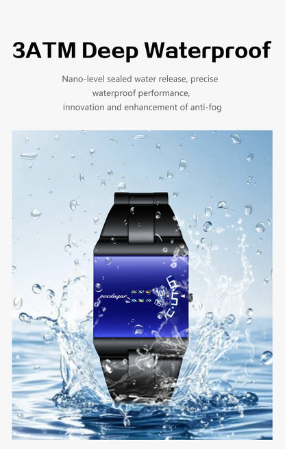 POEDAGAR Fashion Military Man Clock Waterproof Stainless Steel Elegant Man Wristwatch Quartz Business Men's Watches Reloj Hombre