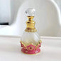 15ml Retro Arabic Dubai Metal Flower Perfume Bottle Essential Oil Attar Refillable Bottle Plum Blossom Flower Design 886