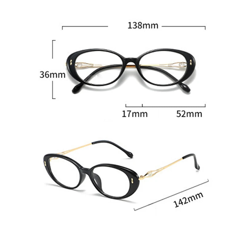 Fashionable No-makeup Reading Glasses For Women