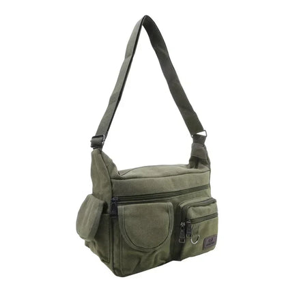Casual Tote Travel Male Crossbody Bag Men's Canvas Shoulder Bags Luxury Messenger Bags Fashion High Quality Handbag Chest Bag