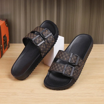 Moda casual flip-flops masculino verão eva sandálias esportivas de sola macia 2024 nova tendência confortável antiderrapante chinelos de praia