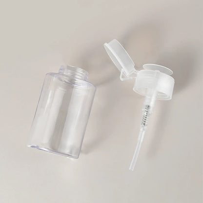 100/180ML Transparent Soap Empty Pump Bottle Gel Shampoo Toner Dispenser Portable Liquid Storage Container Bathroom Accessories