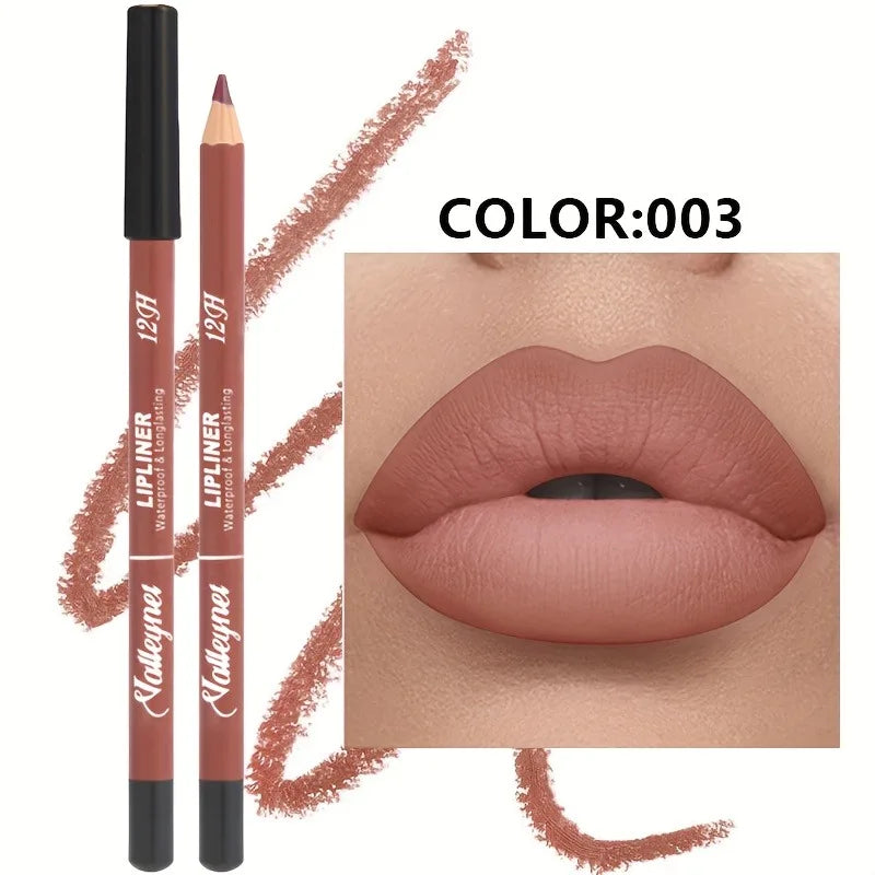 6 Color Velvet Matte Lip Liner Set
