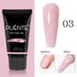 30ML Glitter Poly Nail Gel Hema Free Pink Glitter Acrylic Gel Finger Extension Nail Gel Semi-Permanent Nail Varnish For Manicure