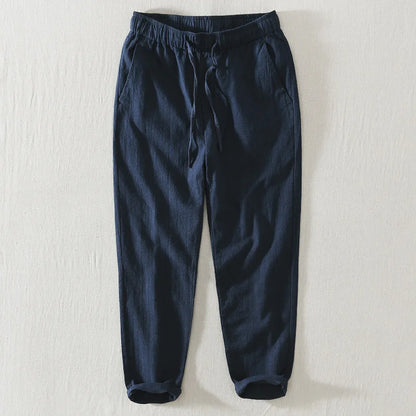Summer New Casual Linen Ankle-length Pants for Men