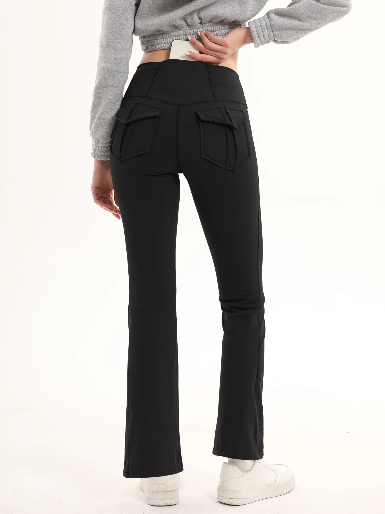 Women's High Waist Flare Yoga Pants – Tummy Control Bootcut Leggings