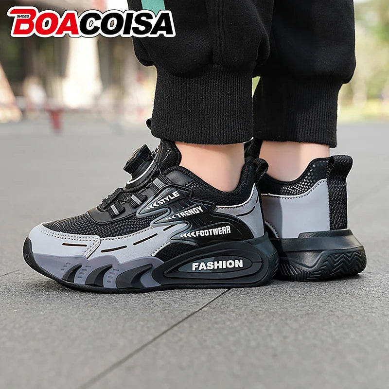 Leather Boys Kids Sneakers For Girls School Casual Outdoor