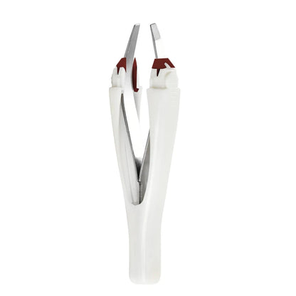 【Eyebrow Tweezer Automatic Retratable Face Hair Beard Removal Stainless Steel Anti Rust Beauty Hair Puller Makeup Tool】