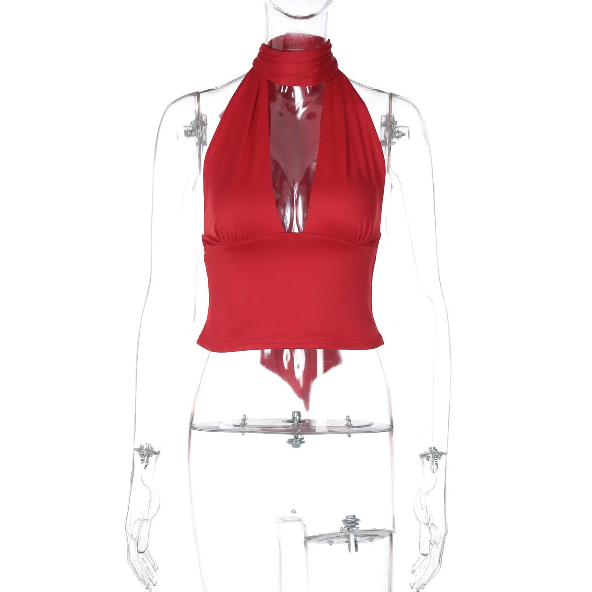 Styledora Backless Halter Top