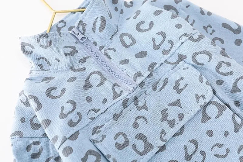 Baby Boys Girls Clothes stamp Cotton T-Shirt Pants 2Pcs/sets